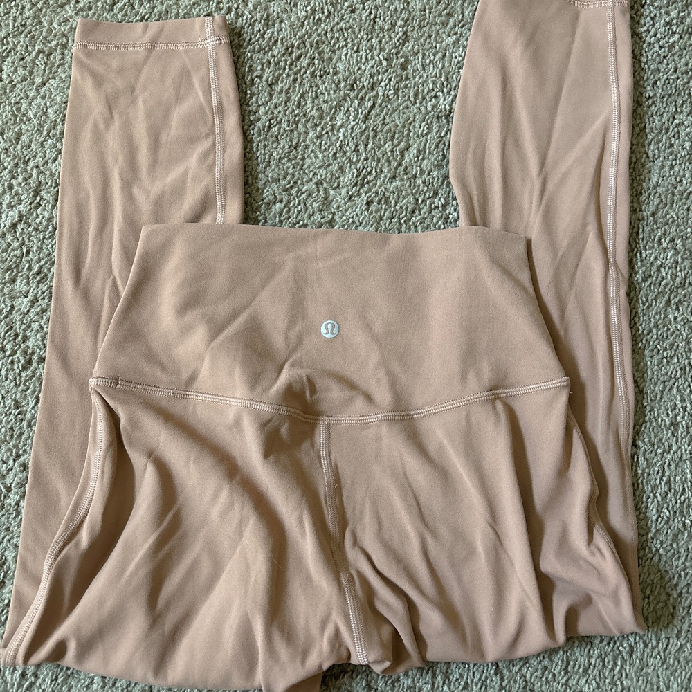 *EUC* Lululemon Align High-Rise Leggings in Nude Tan